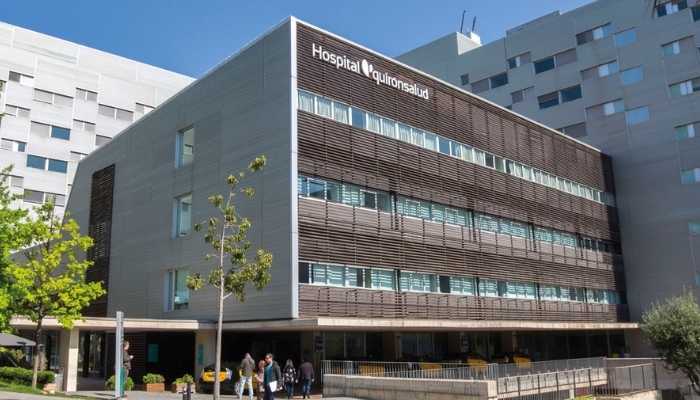 Fachada exterior del Hospital Quirónsalud de Barcelona